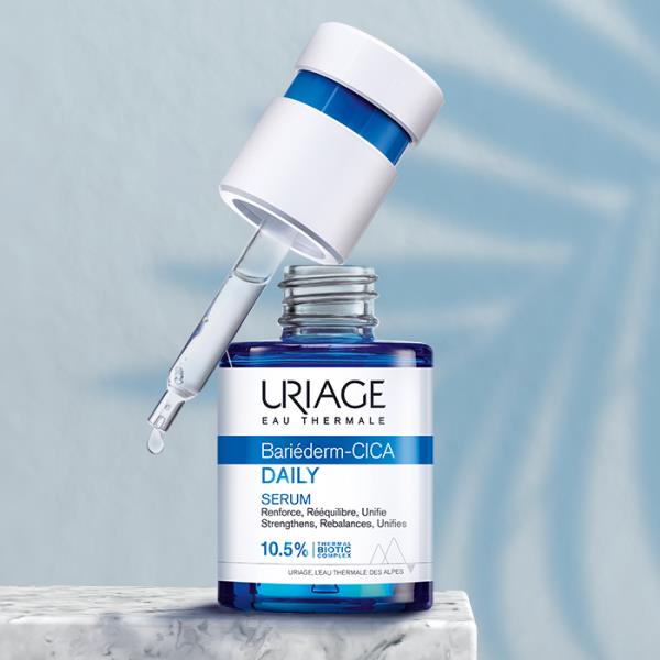 The perfect packaging for Laboratories Uriage's new serum